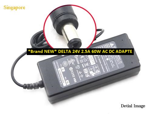 *Brand NEW* 24V 2.5A 60W AC DC ADAPTE DELTA PA-3000-24H-ROHS EADP-60FB B POWER SUPPLY - Click Image to Close